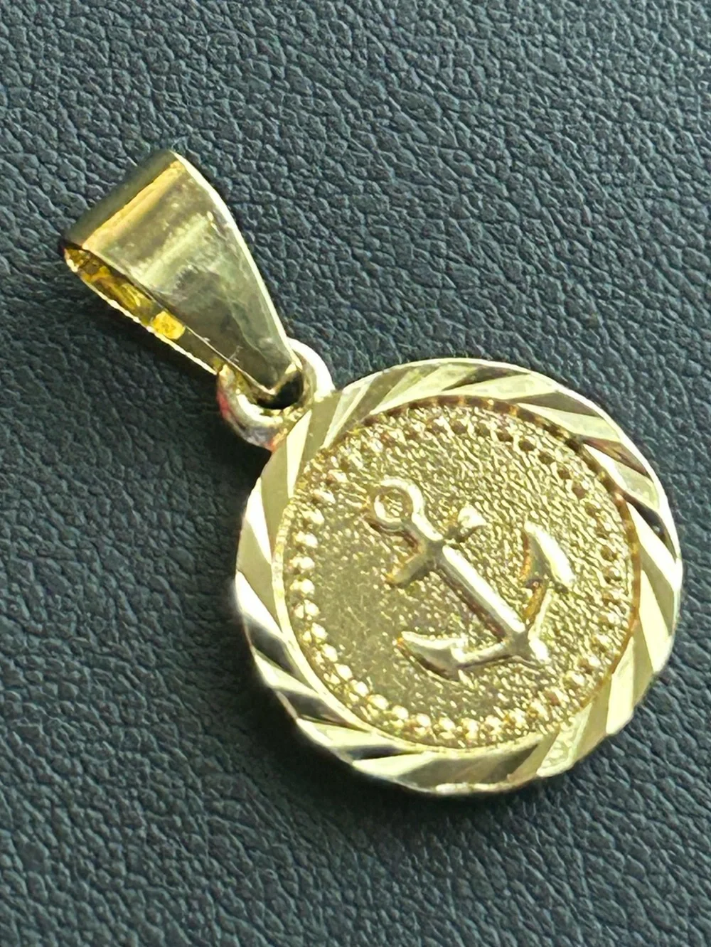 New gold anchor pendant